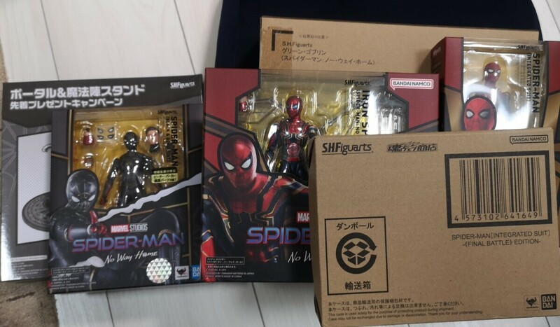 【未開封】S.H.Figuarts スパイダーマン セット【送料込】No way Home　セット バンダイ