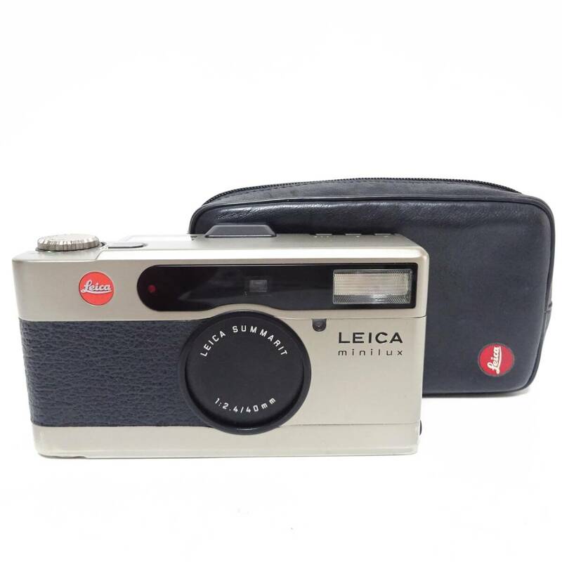ライカ mini lux フィルムカメラ Leica ソフトケース付き 動作未確認 ジャンク品 60サイズ発送 KK-2590522-191-mrrz