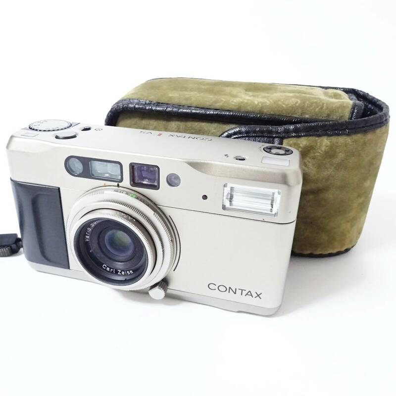 コンタックス Tvs カメラ/Carl zeiss 3.5-6.5/28-56T ケース劣化有 CONTAX 動作未確認 ジャンク品 60サイズ発送 KK-2739485-202-mrrz