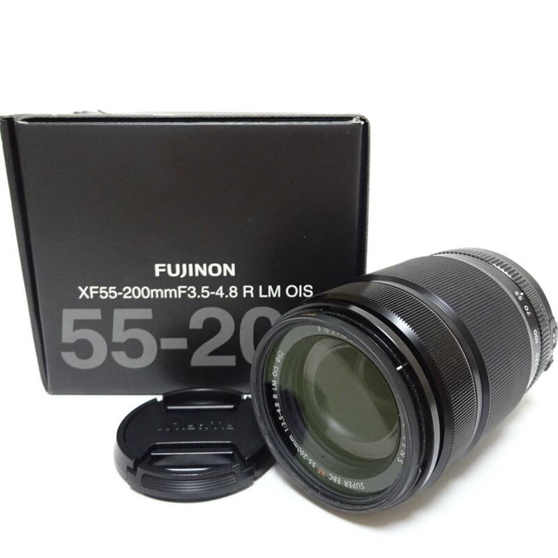 FUJINON XF 55-200mm F 3.5-4.8 R LM OIS カメラレンズ 箱付き 動作未確認 ジャンク品 80サイズ発送 KK-2694222-104-mrrz