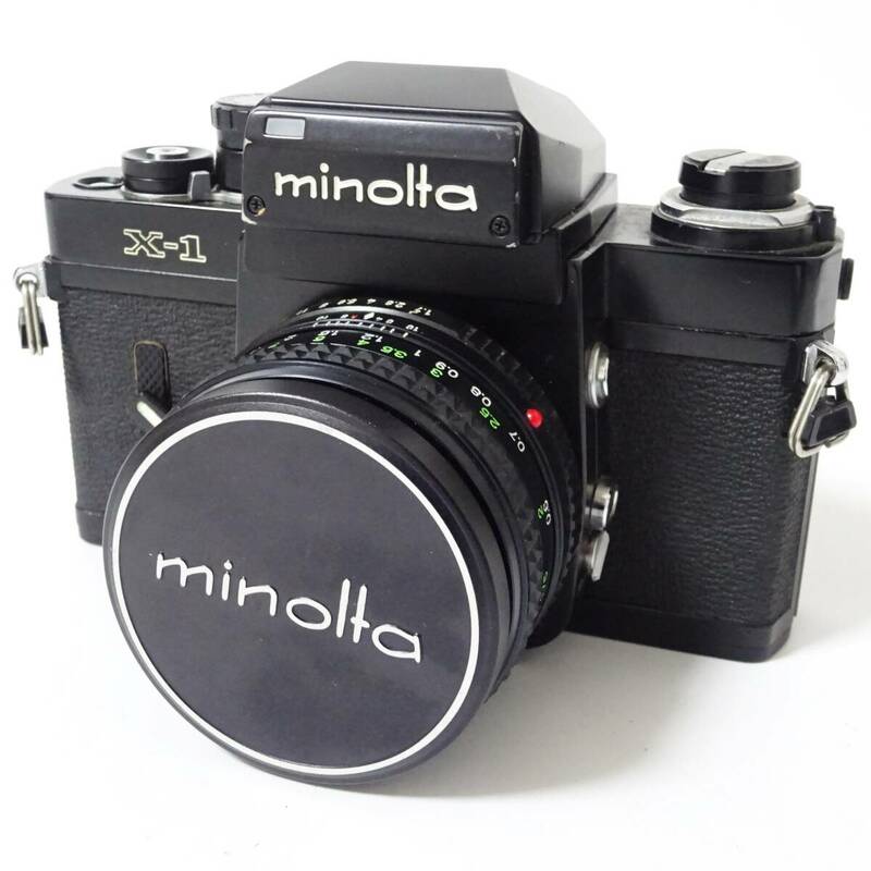 ミノルタ MINOLTA X-1 フィルムカメラボディ / 1:1.7 f=50mm 動作未確認 ジャンク品 60サイズ発送 KK-2748734-172-mrrz