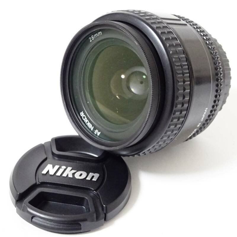 ニコン AF NIKKOR 28mm 1:2.8 D カメラレンズ Nikon 動作未確認 ジャンク品 60サイズ発送 KK-2749279-283-mrrz