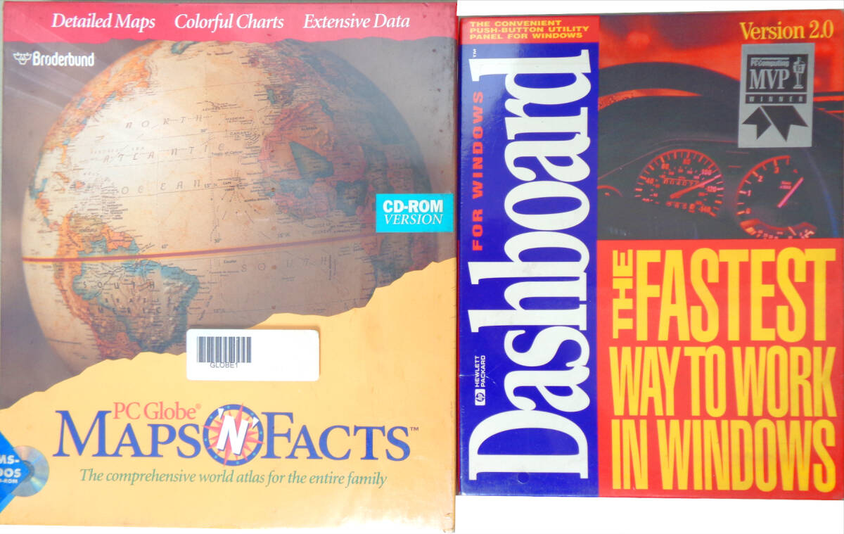 新古品 DOS/Windows software 2種いずれか MAPS n FACTS, HP Dashboard