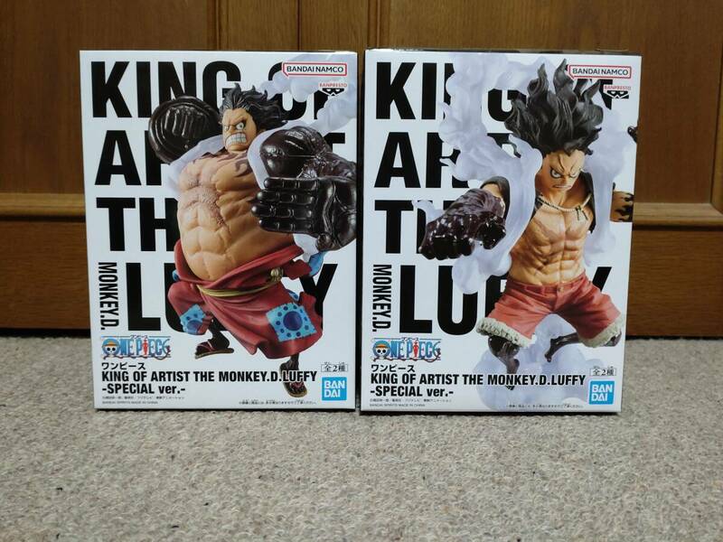 【ルフィ 2種】ワンピース KING OF ARTIST THE MONKEY.D.LUFFY-SPECIAL ver.- 新品