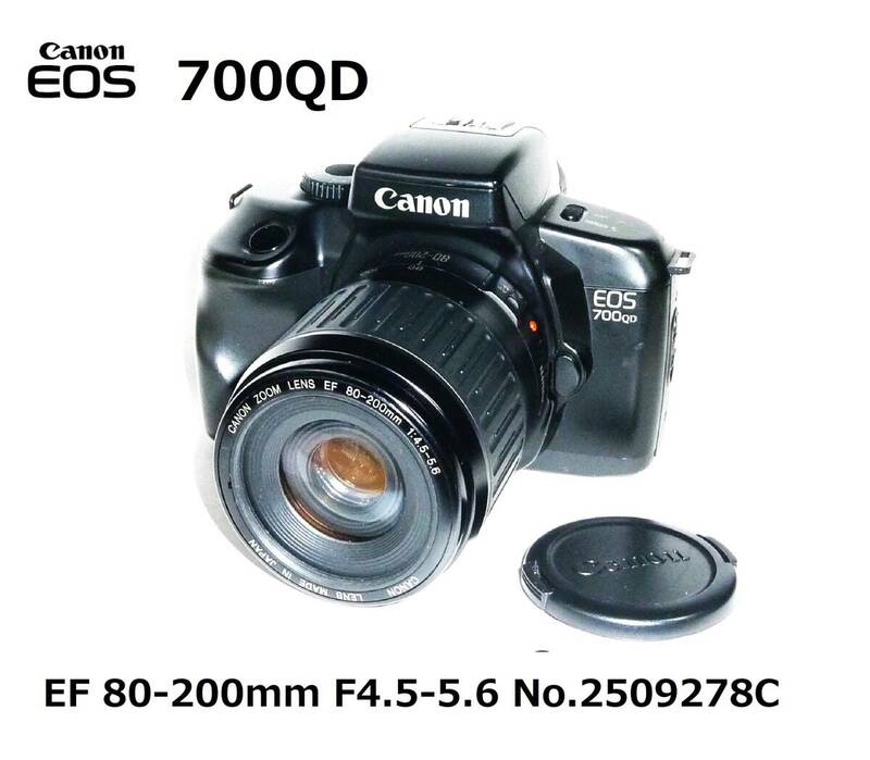 CE1 キヤノン フィルムカメラ Canon EOS 700QD EF 80-200 4.5-5.6 現状