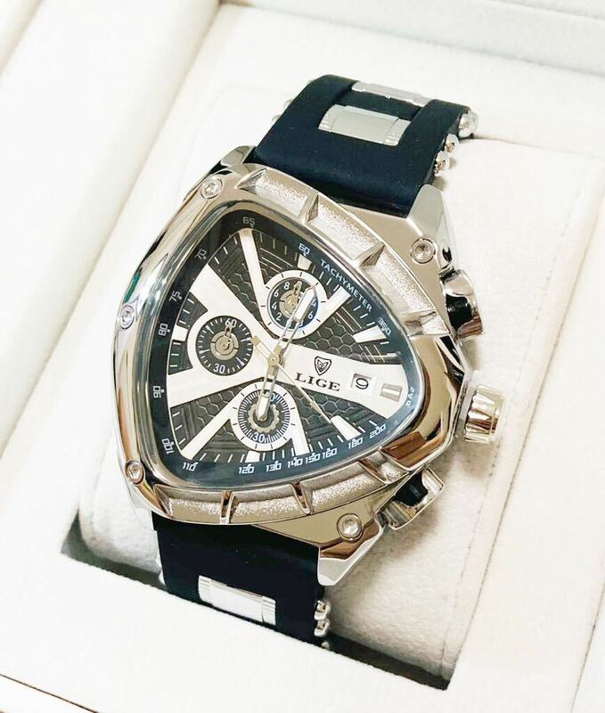 新作　高品質　メンズ腕時計 防水腕時計　クォーツ アナログ　サーフィン　クロノグラフ 可動　シリコンベルト1745aオシャレ人気モデル