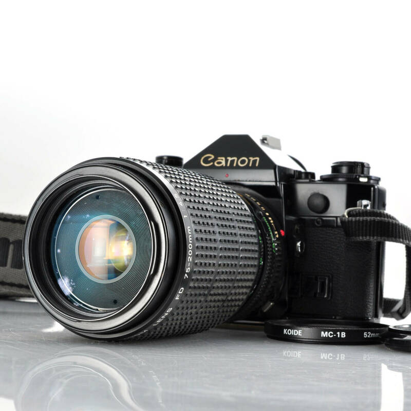 【キヤノン】Canon A-1 フィルムカメラ ブラック レンズ付き #c414