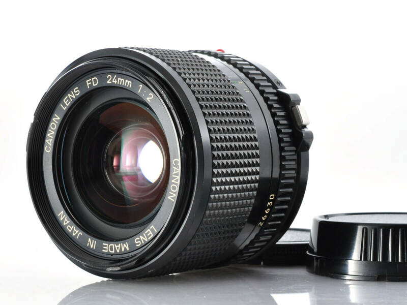 【動作良好】キヤノン New FD 24mm f2 レンズ Canon #b825