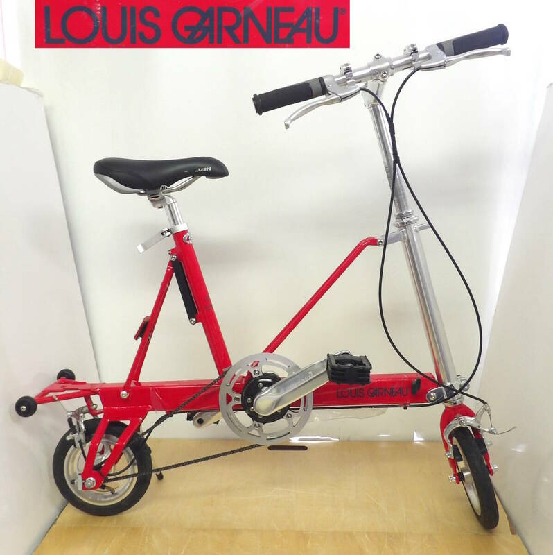 【よろづ屋】ルイガノ キャリーミー LOUIS GARNEAU LGS-CM FD2 CARRY ME 折りたたみ自転車 8インチ ミニベロ レッド フォールディング 