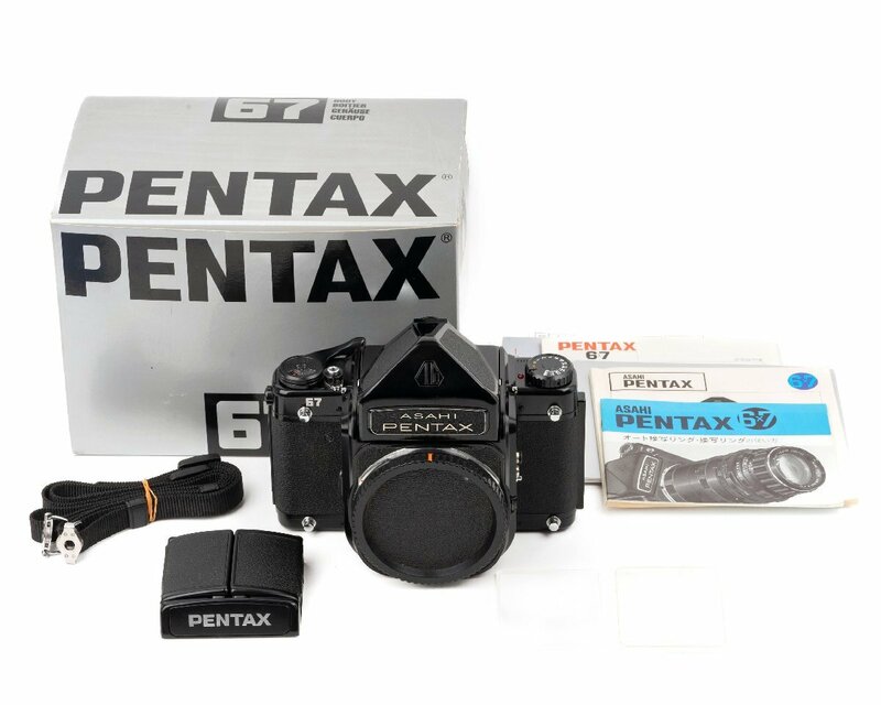 【美品】pentax/ペンタックス asahi 67 TTL Mirror up 6x7 中判カメラボディ #jp27772