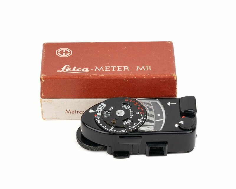 【美品】Leica/ライカ MRメーター 露出計 ブラックペイント Black Paint 元箱付 #jp27938