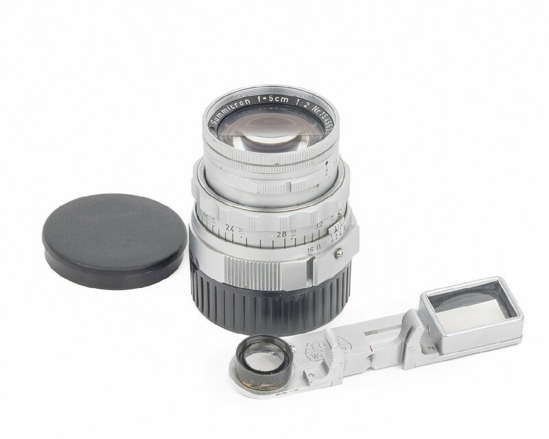 美品 Leica/ライカ Ernst Leitz GmbH Wetzlar SUMMICRON 50ｍｍｆ2 　154萬号　ドイツ産シルバーレンズ #jp27053