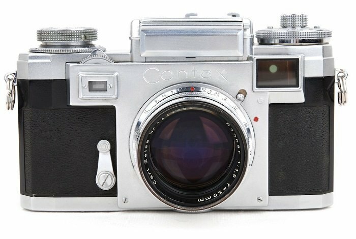 【美品】zeiss ikon contax III シルバーボディ +sonnar 50ｍｍｆ1.5 シルバーレンズセット #jp23947