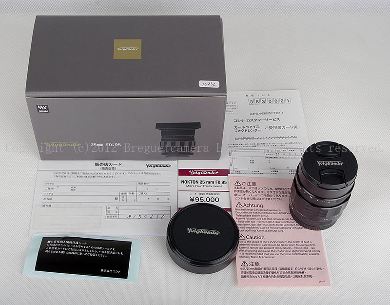 【新品】Voigtlander/フォクトレンダー NOKTON 25mm F0.95レンズ M4/3マウント