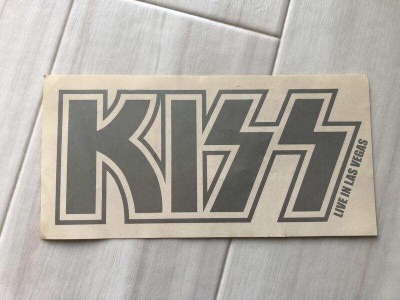 44813　KISS　LIVE IN LAS VEGAS　グッズ　ステッカー