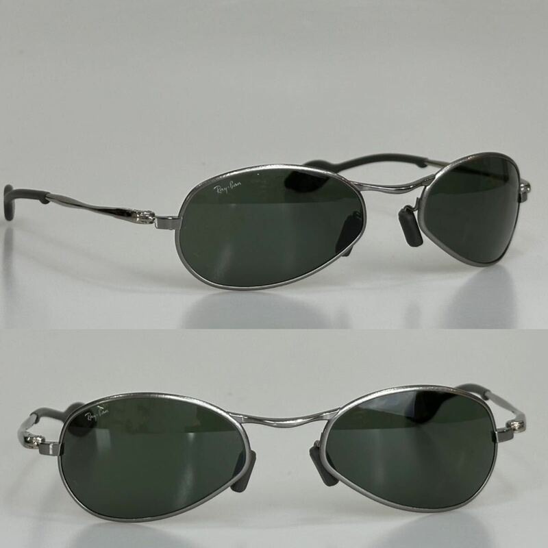 良品!!90's B&L Ray-Ban★Orls オルズ オーバル シルバー G-15ガラスレンズ★vintage ボシュロム 廃盤品 サングラス USA製