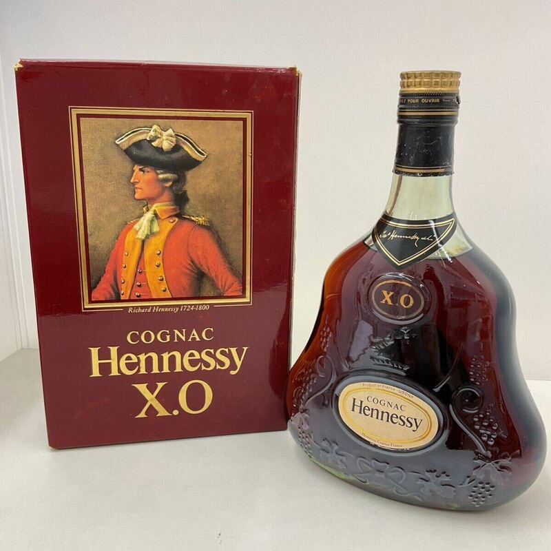 534 Hennessy XO ヘネシー 金キャップ 700ml コニャック COGNAC 700ml 40% クリアボトル 未開封 