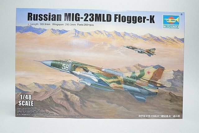 ★ TRUMPETER トランペッター 1/48 Russian MiG-23MLD Floggger-K ロシア フロッガーK型 プラモデル 02856
