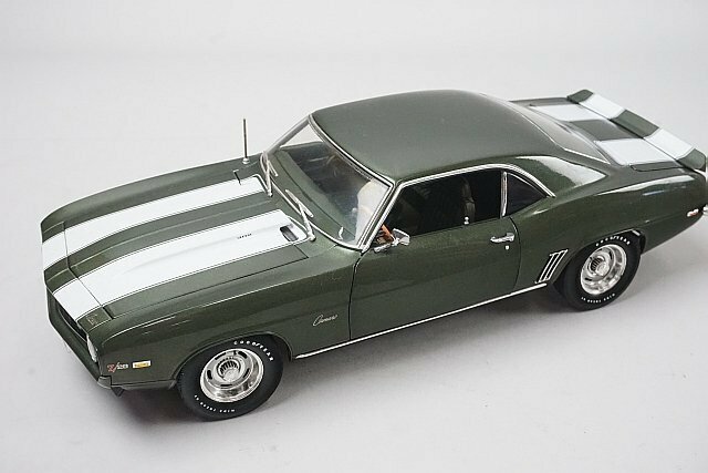 DIE-CAST PROMOTIONS ダイキャストプロモーション Chevrolet シボレー Camaro カマロ 1969 緑 全長約25cm ※本体のみ