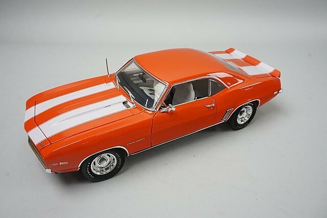 DIE-CAST PROMOTIONS ダイキャストプロモーション Chevrolet シボレー Camaro カマロ 1969 オレンジ 全長約25cm ※本体のみ