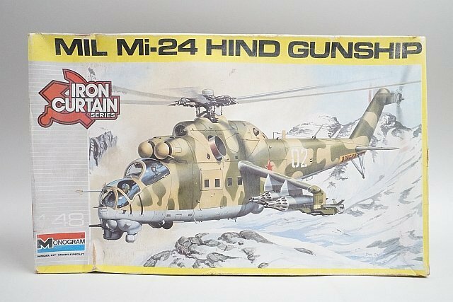 ★ MONOGRAM モノグラム 1/48 MIL Mi-24 HIND GUNSHIP ハインド IRON CURTAINシリーズ プラモデル 5819