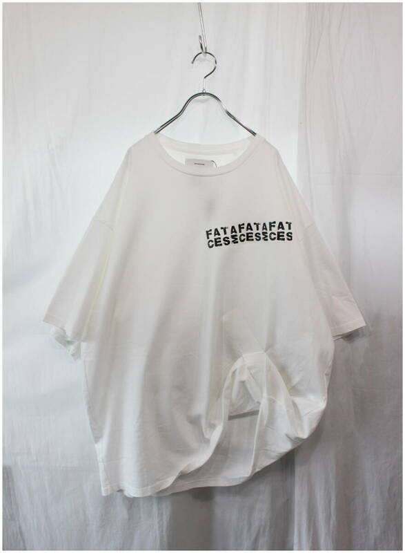 FACETASM/ファセッタズム/デザインロゴTシャツ/白/オーバーサイズ/サイズ00