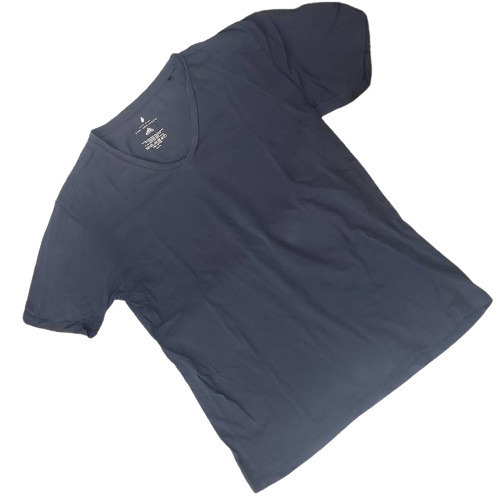 #79 UNITED ARROWS ユナイテッドアローズ Tシャツ サイズL カットソー 青 エジプト綿 使用 Vネック 半そで アパレル ファッション
