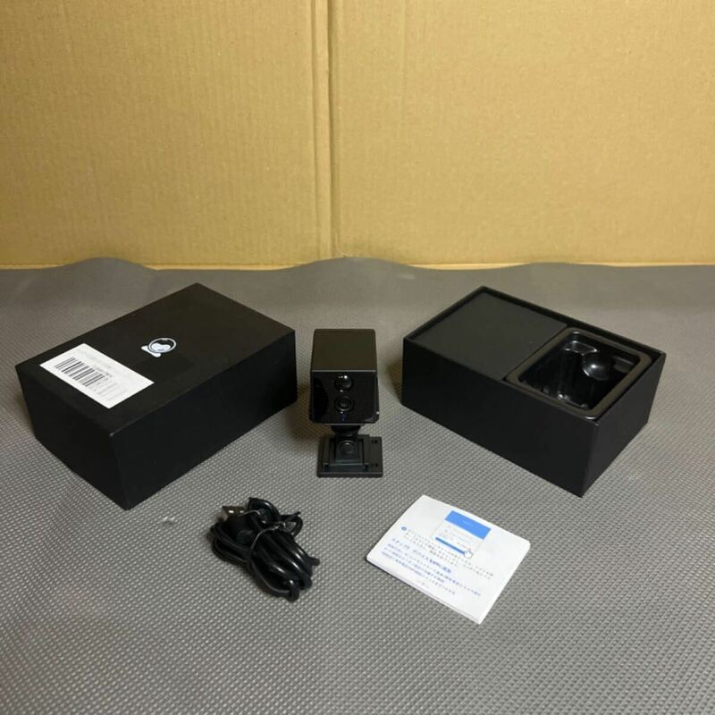 WIFIカメラ HD画質小型カメラ 防犯カメラ 動体検知 長時間録画録音 バッテリー内蔵 