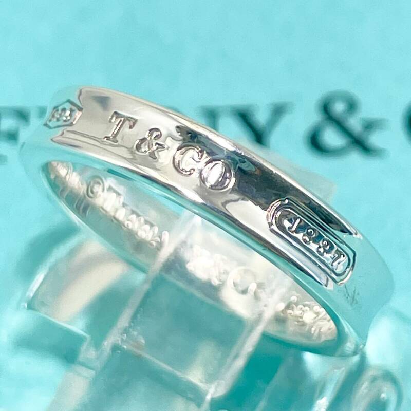 13.5号 ティファニー リング シルバー925 ナロー 1837 Tiffany&Co. /24-733