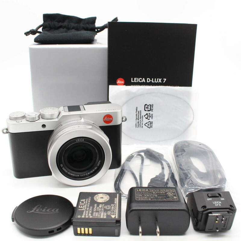 ★ほぼ新品★Leica D-LUX7 ボディ シルバー ショット数71★4840