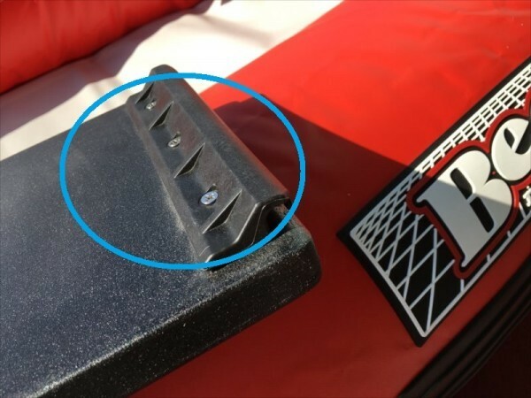 破損しやすい、ゴムボの座席汎用エンドパーツ黒・２個セット/スライドレール対応