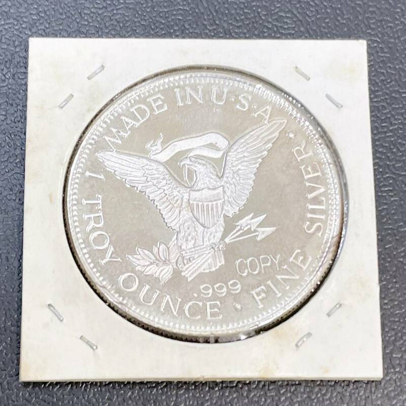 【DHS3176AT】銀貨 アメリカ JUMBO JET MADE IN USA シルバー 1oz 1オンス コレクション 当時物 メダル 