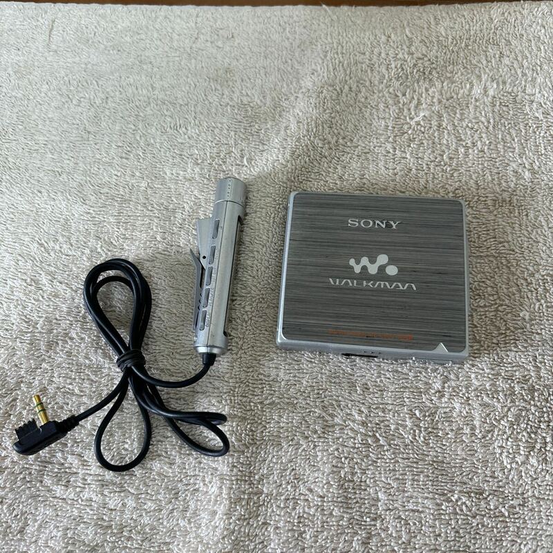 ジャンク SONY ソニー WALKMAN MDプレーヤー MZ-E900 リモコン RM-MC11EL MDウォークマン