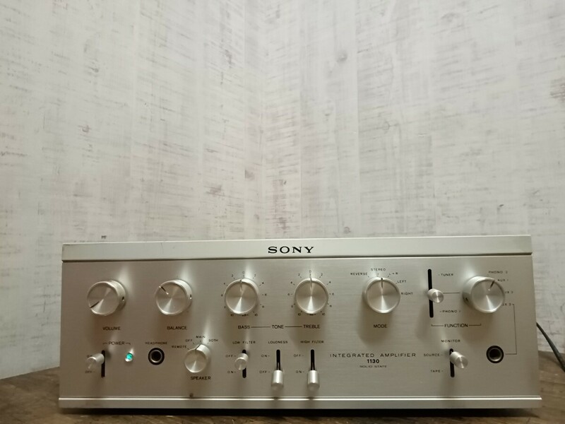 希少　SONY　ソニー　TA-1130 プリメインアンプ オーディオ　ステレオ　アンプ　音響機器　機材　ジャンク