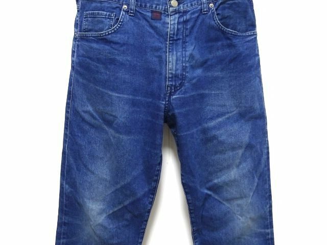 PAPAS DENIM PANTS 36 size / パパス 5P デニム パンツ 日本製 メンズ