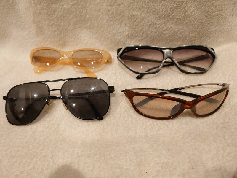 サングラス 4つセット アイウェア 眼鏡 メガネ ファッション小物 ファッション メンズ 