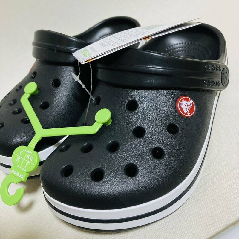 384.新品　クロックス　20cm サンダル　サボ　子供　靴　夏　19.5cmの方にもおすすめ　j2 キッズ　ジュニア　crocs