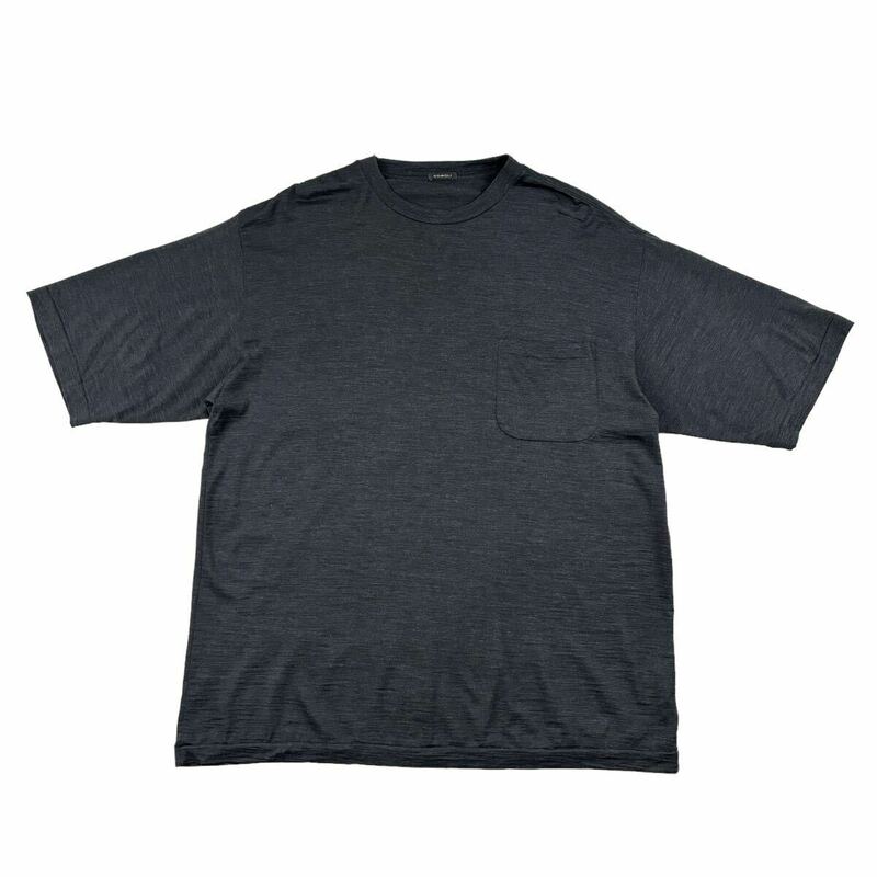 Comoli Wool Plainstitch Pocket Tee コモリ ウール天竺 ポケット Tシャツ ポケT サイズ3