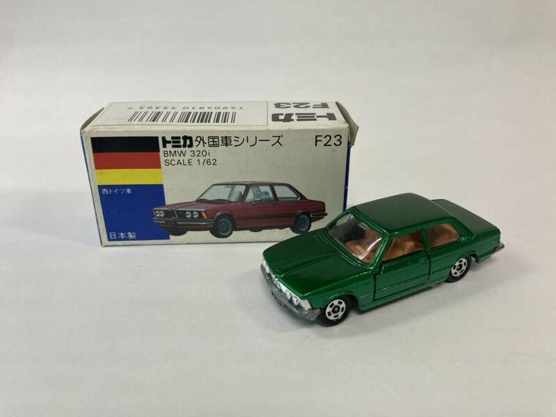 トミカ ミニカー　F23 BMW 320（緑メタ）箱付き