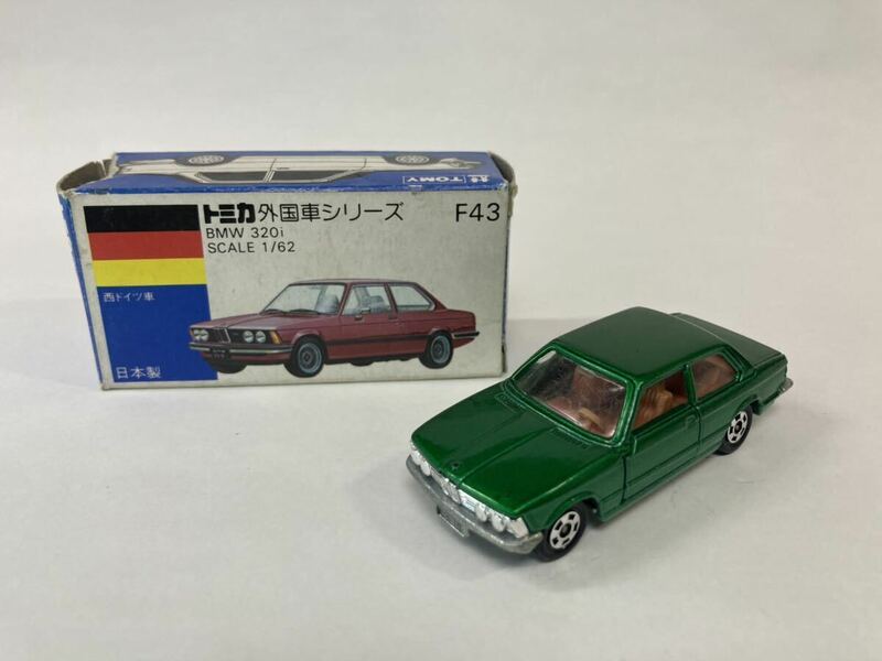 トミカ ミニカー　F43 BMW 320（緑メタ）箱付き