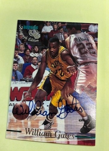 NBA ROOKIES William Gates ウイリアムゲイツ 直筆サインカード