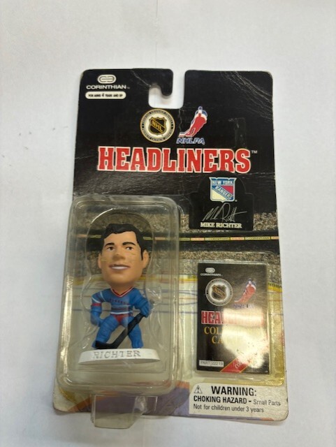 【未開封】　NHLオフィシャル　ニューヨーク レンジャーズ　 マイク・リクター　ヘッドライナーズフィギュア