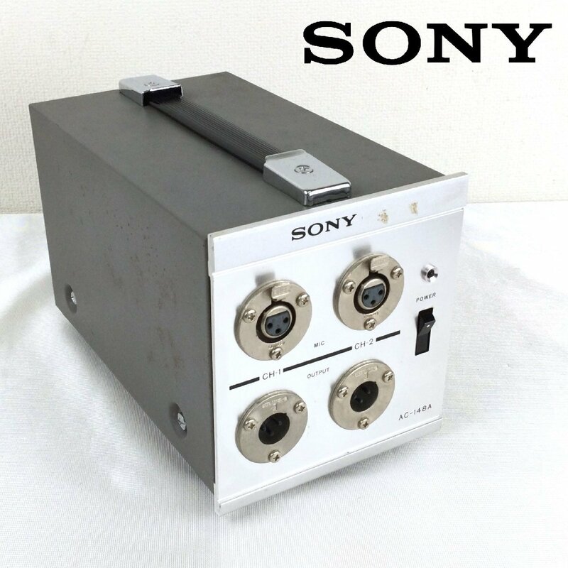 1205【ジャンク】 SONY ソニー AC-148A AC POWER SUPPLY パワーサプライ マイク電源 音響機器