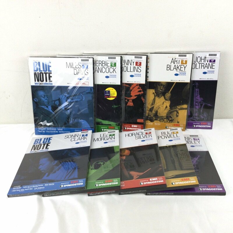 1205【未使用品】 DeAGOSTINI デアゴスティーニ BLUE NOTE best jazz collection ベスト ジャズコレクション CD 10枚セット