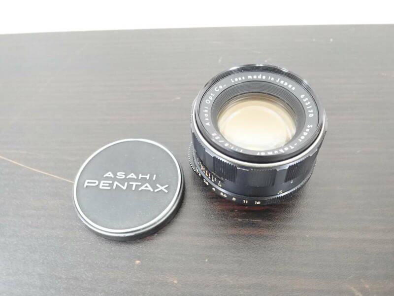 ASAHI アサヒ PENTAX ペンタックス レンズ Super-Takumar 1:1.8/55 ジャンク 激安１円スタート