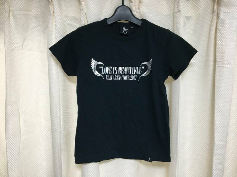 良品！2007年【GLAYグレイ】アリーナツアーTシャツ　サイズXS　送料レターパックライト370円