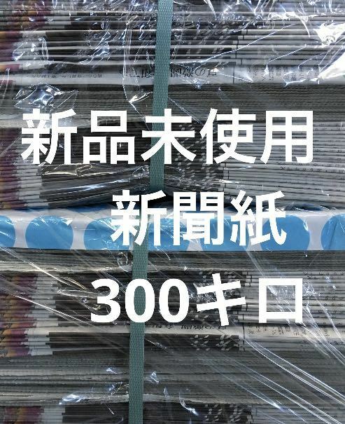 新聞紙 新品未使用 300キロ まとめ売り 大量 ペットトイレ　清潔