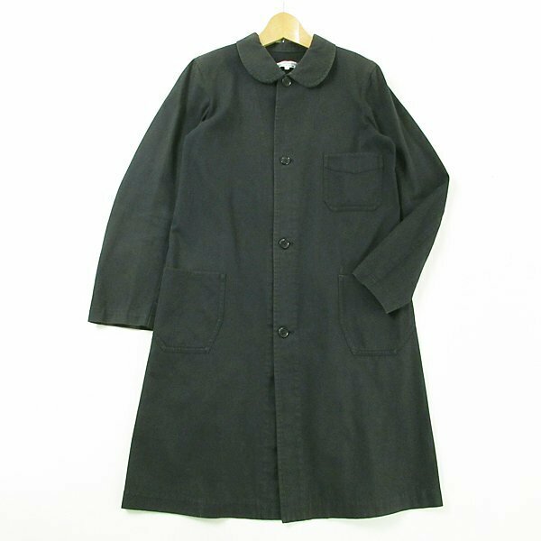 r6a050407★2003AW robe des chambre COMME des GARCONS コムデギャルソン 丸襟 コットンコート M