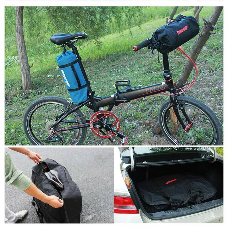 収納便利な折りたたみ自転車バッグ 16-20インチ対応 専用ケース付き