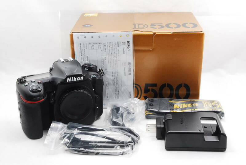 ★まあ美品★ 即決 格安 売切 Nikon ニコン D500 ボディ デジタル一眼カメラ （R6-277）